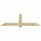 Ekena Millwork Eugene Rough Sawn Timber Gable Bracket, Douglas Fir, 84"W x 24"H x 2"D x 6"F, 7/12 Pitch GBW084X24X0206EUG00RDF - alternate 1
